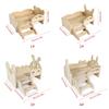 Small Pet Bed Toy for Hamster Cage Platform Resting Bed Wood Climb Toy GuineaPigs Platform Toy for Small Animals