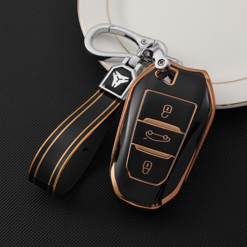 Dongfeng Peugeot Key Cover for Models 308, 301, 408, 308S, 3008, 2008, 508