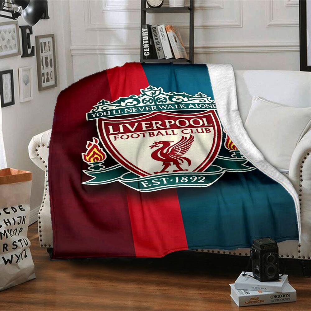 Liverpool Blanket Comfortable Suitable for Office Chair Bed Seaside Four Seasons Universal Stylish Decor Unique Gift for Family and Friends Camping