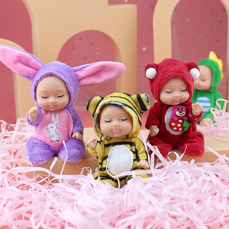 1 Piece 11Cm Dolls Accessories Toy Hobbies Simulation Sleeping Plush Girl Toys Creative Brithday Gift For Best Friend