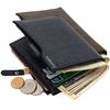 Men Dollar Bill Wallet PU Wallet Wit Zipper Coin Bag