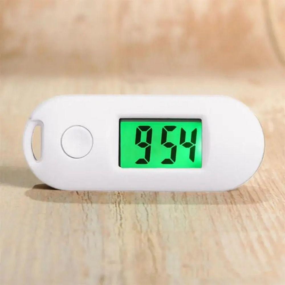 Электронные часы с дисплеем Key Key Key Ring Oval Watch Mini LED Digital Clock Backpack