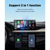 XUDA 2in1 Wireless CarPlay AI Mini Box Android Auto Box Plug&Play Автоматическое подключение Совместимо с 99% автомобилей Для автомобильного радио