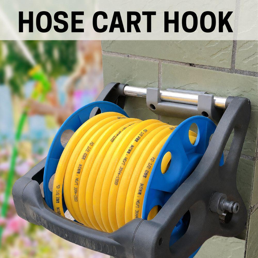 with Expansion Screws Water Pipe Frame Hook Wall Mounted Hanger for Garden Hose Reel Storage
