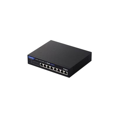 Коммутационный концентратор ELECOM, 8 портов, совместимый с Giga PoE, совместимый блок питания переменного тока, блок питания для малого бизнеса, черный, неинтеллектуальный