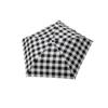 Зонт от солнца и дождя HAU с полиуретановым покрытием, 50 см, клетчатый, легкий, складной, с 5 спицами, 10002944, черный
