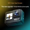 Водонепроницаемая экшн-камера 4K с Wi-Fi, двумя сенсорными экранами и стабилизацией изображения