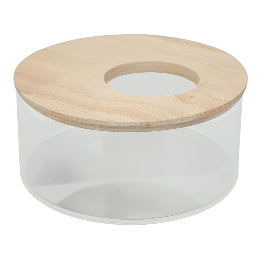 Песочная ванночка для хомяка Маленькая круглая песочница для питомца Прозрачная акриловая песочная ванная