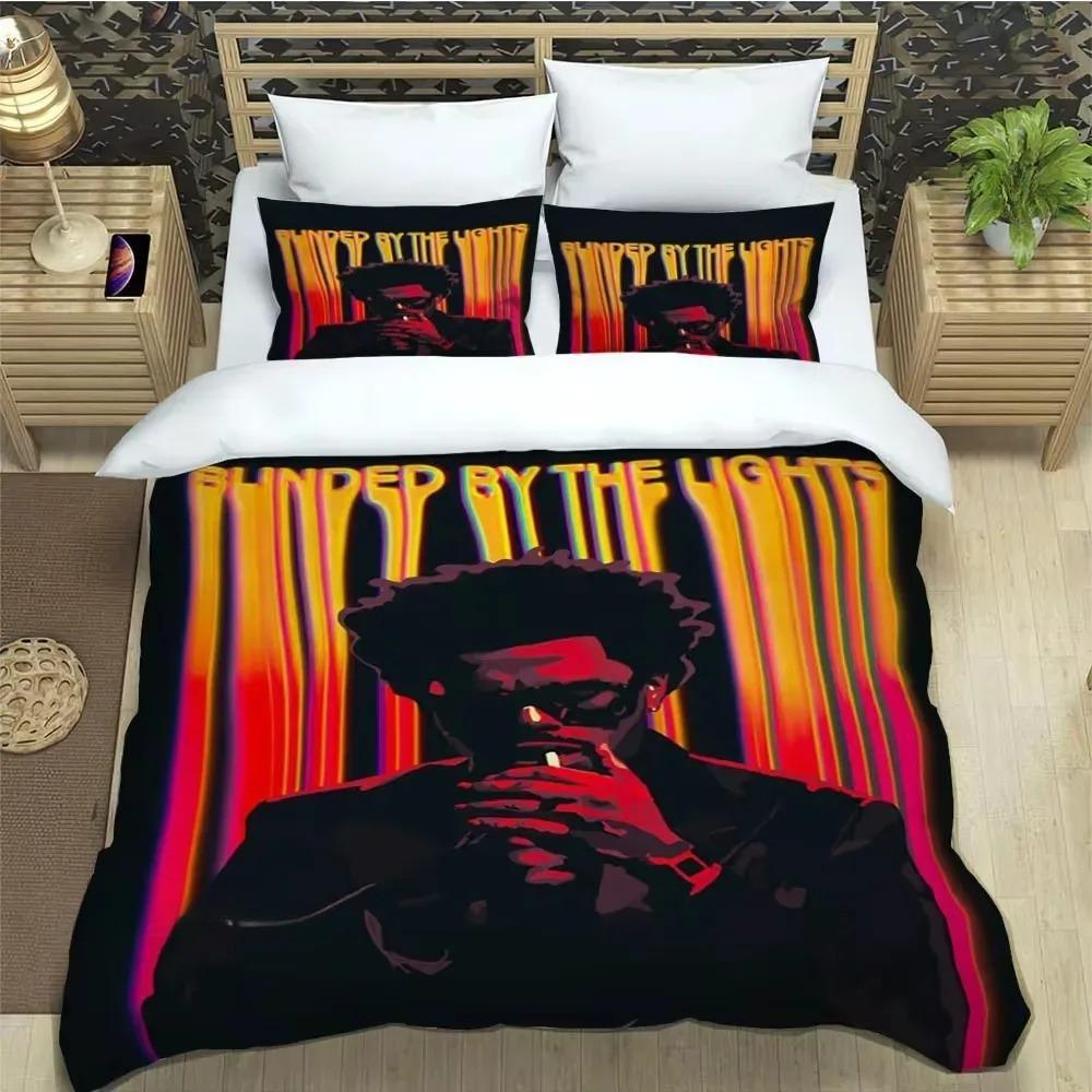 XO-The Weeknd Duvet Cover Pillowcase Bedding Set Adult Boy Girl Bedroom Decoration Children Single Double Large Size