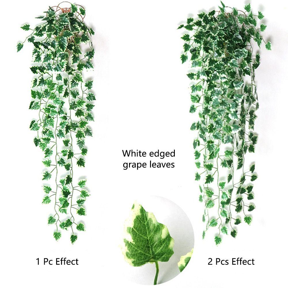 Свадебные свисающие зеленые листья, искусственные подвесные растения, поддельные