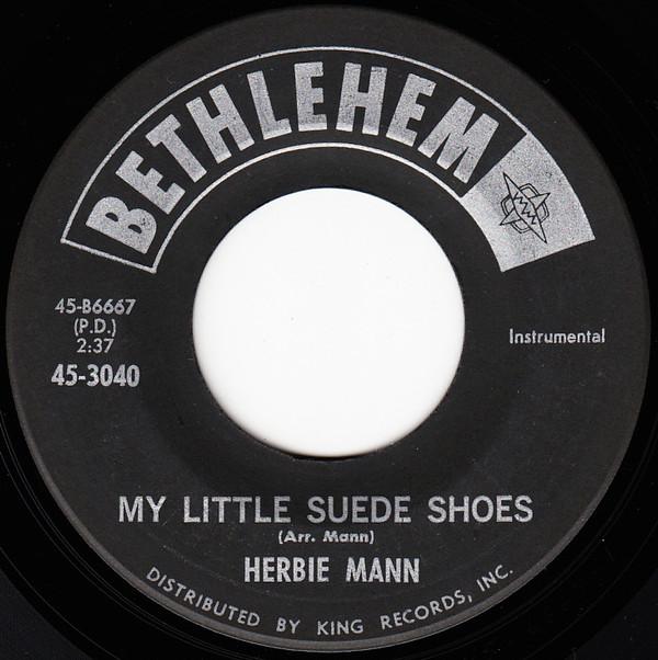 7inch Record HERBIE MANN - My Little Suede Shoes 453040 Bethlehem Recor 1962 US Jazz Used