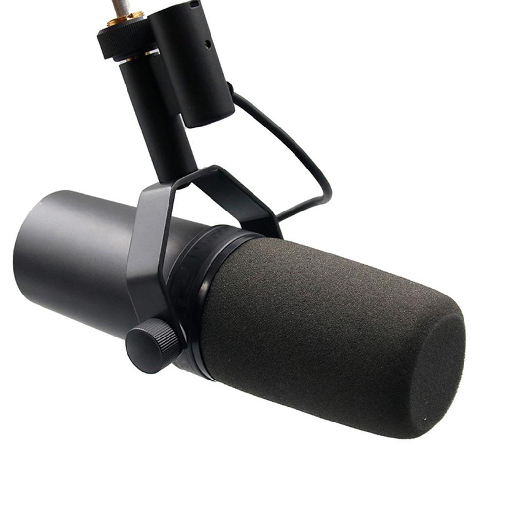 Professional Dynamic Vocal Microphone SM7B with Smooth Frequency Response for Studio Recording and Broadcasting