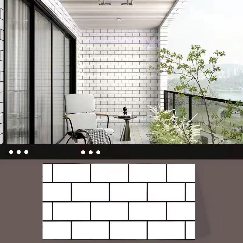 Самоклеящаяся 3D имитация плитки для оклеивания стен обоями для украшения стен туалета кухни водонепроницаемые мраморные наклейки