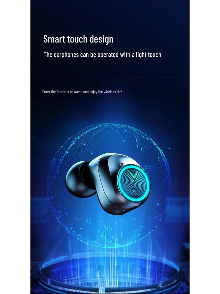 Беспроводные наушники-вкладыши Bluetooth TWS-X10 5.4, двойные, изготовленные по индивидуальному дизайну