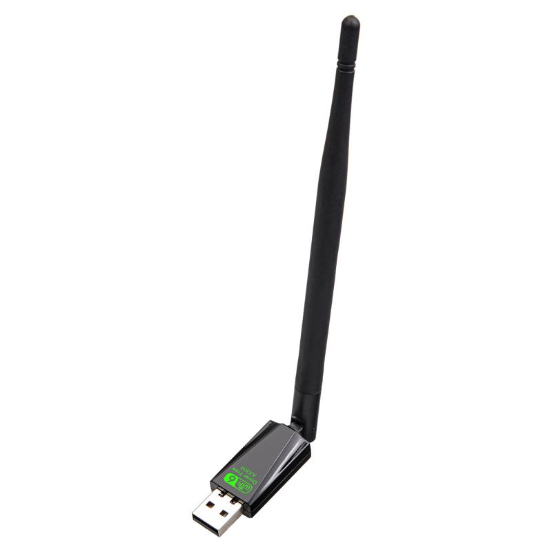 1 шт. USB Wi-Fi BT приемник 2,4 ГГц / 5 ГГц USB Wi-Fi донгл для настольного компьютера 900 Мбит/с Bluetooth беспроводной Wi-Fi адаптер