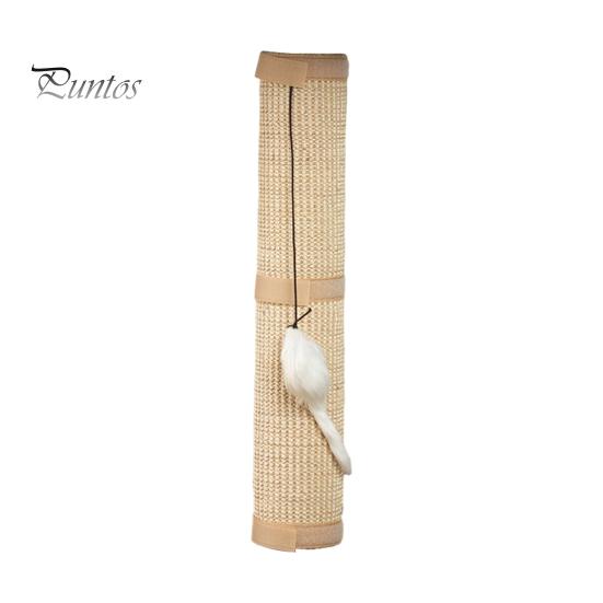 Когтеточка для кошек с игрушкой-мышкой, натуральный сизаль, пилка для ногтей для кошек, когтеточка, защищает ножки мебели, легко устанавливается на ножку стола