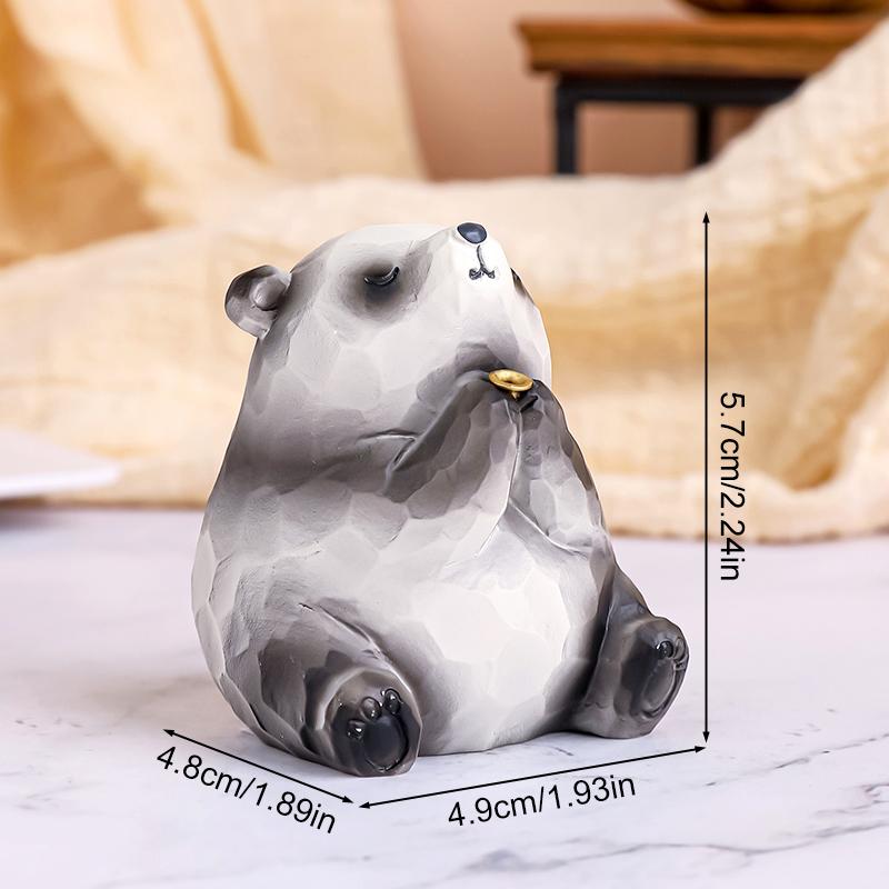 1 шт. мультяшное животное, забавная курильница для благовоний, милый орнамент Dsek, подарок на вечеринку, поделки из смолы, благоприятная удача, домашний декор