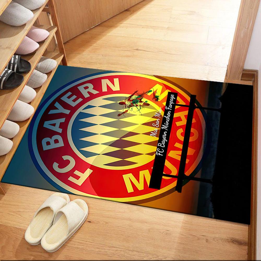 Bayern Munich Floor Mat Suitable for Game Room Dormitory Bedrooms Playrooms Anti-slip Rug Anime Office Decor Perfect Gift for Friends & Family