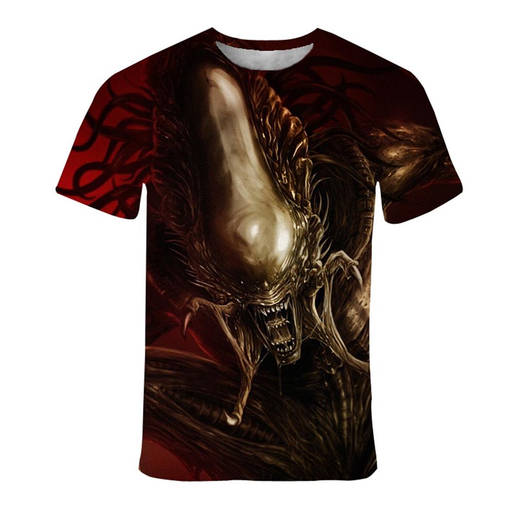 Summer Fashion Fun 3D Printed Printed T-shirt Street Wear Harajuku Short Sleeved Hip-hop Style Casual Comfortable T-shirt