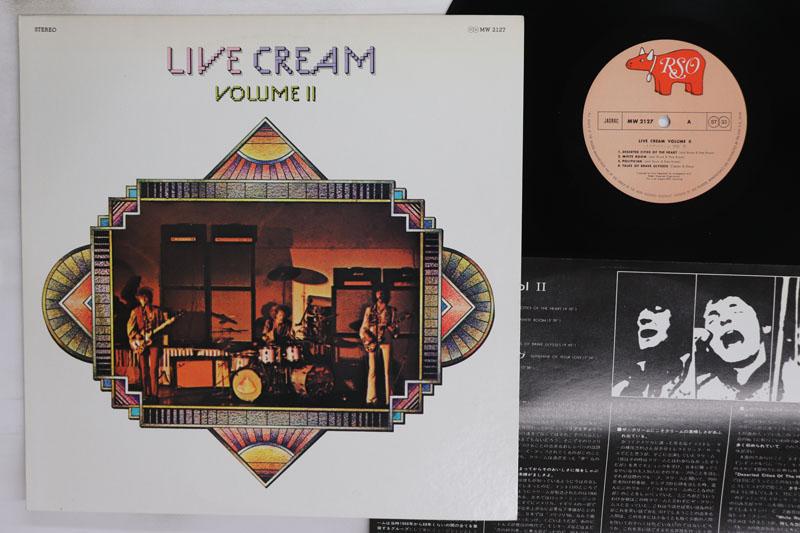 Виниловая пластинка CREAM Live Cream Volume 2 MW2127 RSO 1975 Япония Рок Б/у