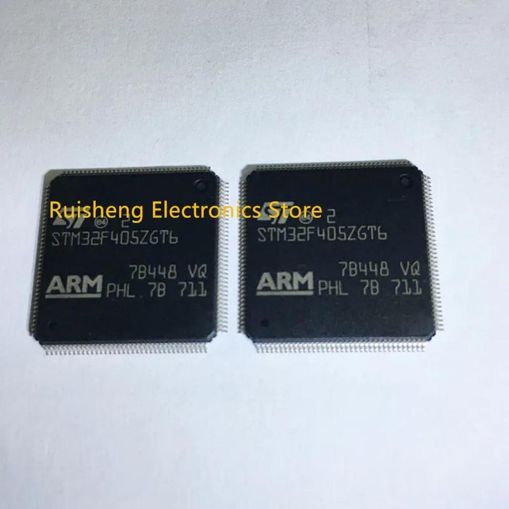 4 шт. STM32F405ZGT6 MCU 32-битный ARM Cortex M4F RISC 1 МБ флэш-памяти 2,5 В/3,3 В 144-выводной LQFP лоток