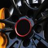 4pcs Car Modified Wheel Hub Decorative Circle Colorful Aluminum Alloy Ring Sticker For BMW M E90 E91 E92 E93 M3 E60 Car Styling