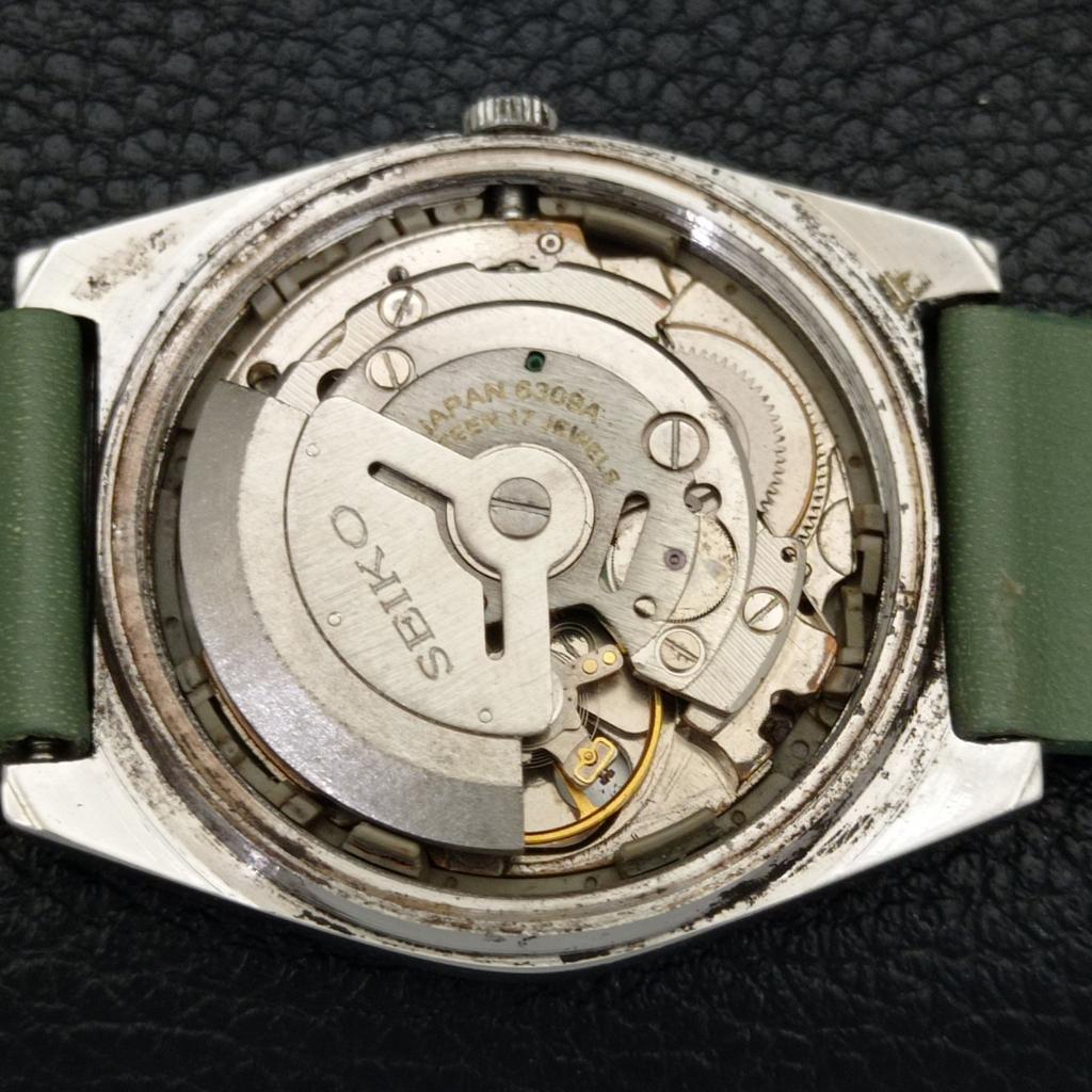 Seiko 5 АВТОМАТИЧЕСКИЕ ЯПОНСКИЕ МУЖСКИЕ ЧАСЫ 6309A ВИНТАЖНЫЕ ЗЕЛЕНОГО ЦВЕТА ЦИФЕРБЛАТ a701241-5 R206a-a701241