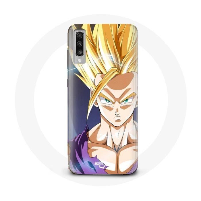 Coque Samsung Galaxy A70 Dragon Ball Manga Sangoku Visage énervé