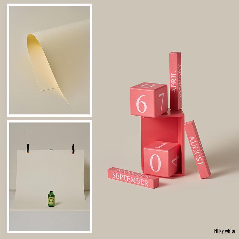 Фотофон из бумаги макаронных цветов - Белый, Синий, Красный, Серый, Зеленый, Розовый, Бежевый - Однотонная картонная основа