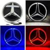 Автомобильная наклейка Benz 2026 Новая Для автомобиля Benz Логотип на передней решетке Светоотражающая поверхность Светодиодный значок Эмблема Светящийся Декоративный свет Для Mercede
