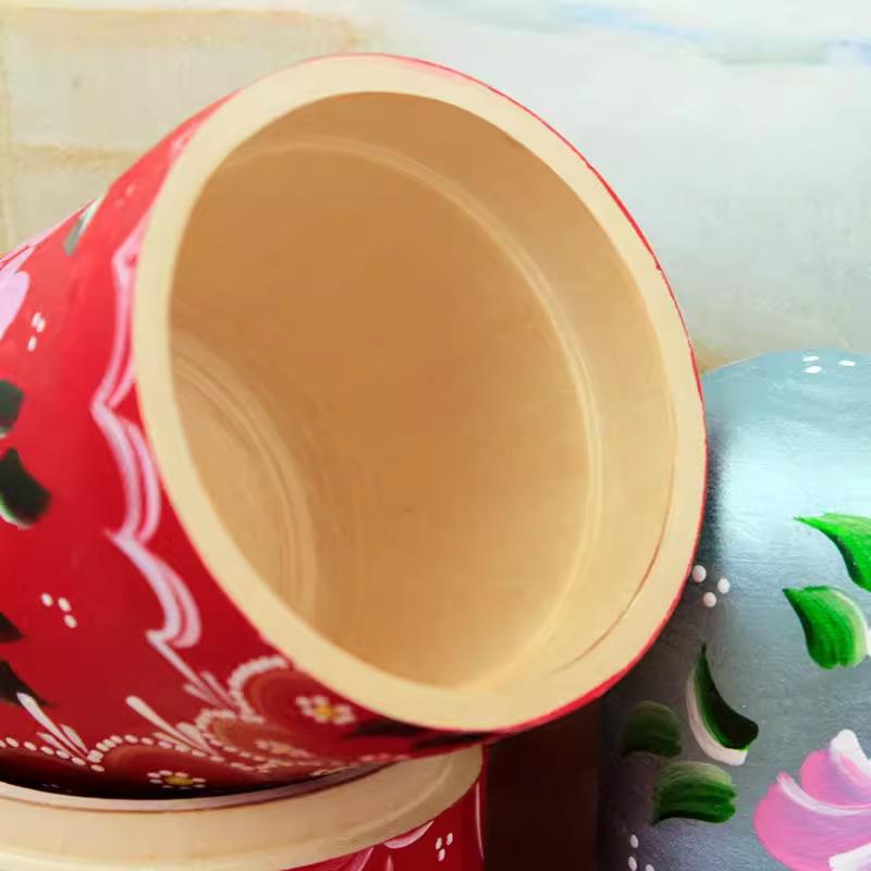 Набор расписных кукол из 10 слоев, расписная поделка, деревянная игрушка в подарок