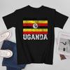 More Design Uganda Flag Ugandans Unisex Tshirt Tees Tshirt Oneck T Shirts Unisex Boys Clothing 100 Cotton