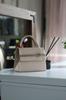 Women's Stylish and Useful Evening Dress Bag Women's Satin Beige Stone Stripe Detailed Evening Dress Shoulder Bag