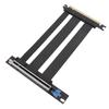 Кабель-райзер PCIe 5.0 X16 Прямоугольный 90 градусов 128 Гбит/с Экранированный Удлинительный кабель PCIE 5.0 X16 для GPU для корпуса ПК Сервер ITX