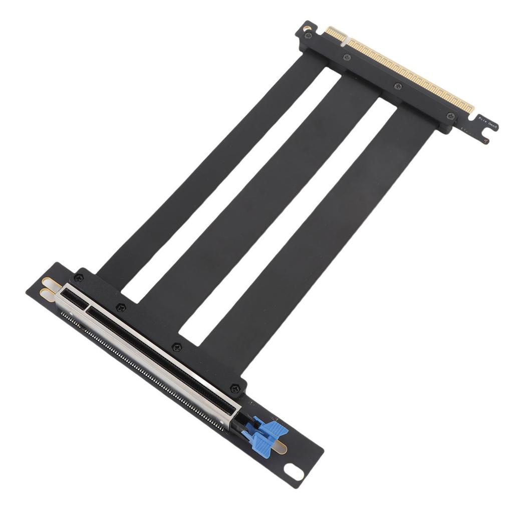 Кабель-райзер PCIe 5.0 X16 Прямоугольный 90 градусов 128 Гбит/с Экранированный Удлинительный кабель PCIE 5.0 X16 для GPU для корпуса ПК Сервер ITX