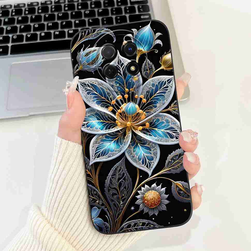 For Huawei nova Y91 Case STG-LX1 Cute Cartoon Rabbit Soft Silicone Cover For Huawei Enjoy 60X STG-AL00 6.95" Butterfly Shell