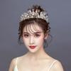 Crystal Crown Exquisite Handmade Beaded Tiara Bridal Wedding Dress Accessories