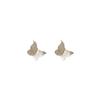 White Fritillary Butterfly Stud Earrings Women's Earrings Suitable for Summer High-end New Popular Niche Earrings
