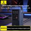 Baseus Вертикальная цифровая розетка 100 Вт станция быстрой зарядки/интеллектуальная зарядка/многофункциональное зарядное устройство/сетевой фильтр/настольная розетка