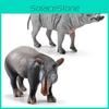 Бэбируса Азиатский тапир ПВХ Фигурки дикой природы Набор для декора класса природы