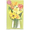 Sanrio Birthday Card Yellow Flowers In Transparent Vase Greeting Card Can Be Shipped Overseas BD109-2831701