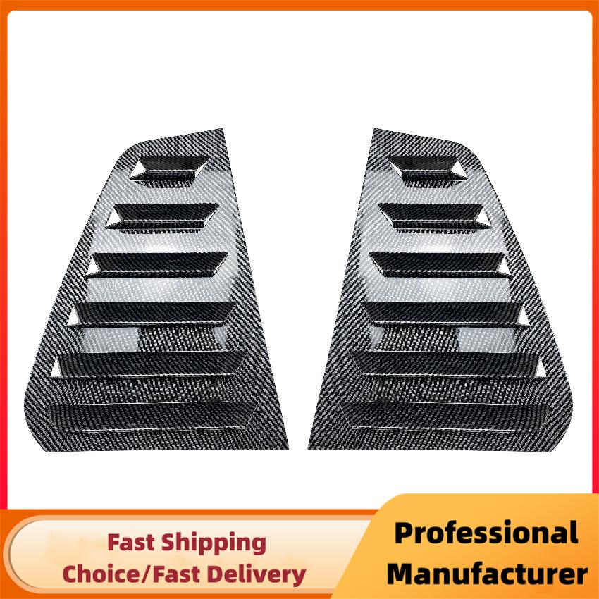 Пара спойлеров для заднего бокового окна для VW Golf 5 Golf 6 Golf 7 MK5 MK6 MK7 MK7.5 2003-2020, жалюзи, жалюзи, воздуховоды