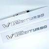 Apply to Letters G63 G65 V8 Biturbo V12 Biturbo Emblem for Mercedes Benz W463 Car Side Fender Trunk Nameplate Logo Sticker fff1