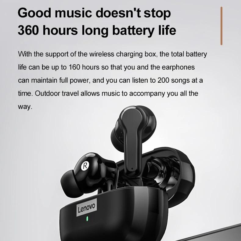 Lenovo LP1S Version 2 TWS Bluetooth Earphone Sports Wireless Headset Stereo Earbuds HiFi Music With Mic