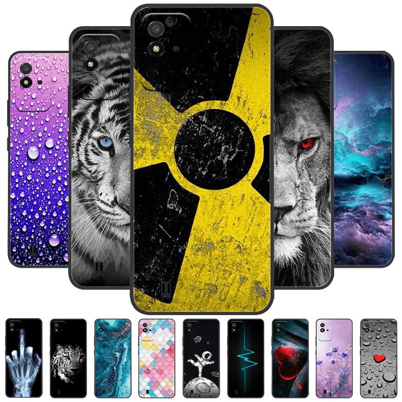 For OPPO Realme Narzo 50i Case 50i Prime Beach Sunset Shockproof Silicone Phone Cover For Narzo 50A Bumper Shells 50A Prime