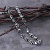 New 316L Stainless Steel Men's Punk Halloween Skull Chain Necklace Men's Fashion Necklace Charm Jewelry