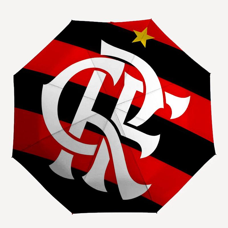 Flamengo, Automatic Opening and Closing, 8 rib Structure Portable Umbrella, Suitable for Men and Women in All Seasons Perfect Gift for Hol