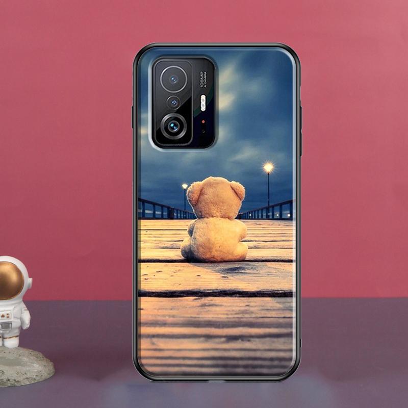 Чехол с милым медведем для POCO X5 X3 F5 Pro X4 F4 GT M5s C40 F3 для Xiaomi 13 Lite 12 11T 12T Pro 12X