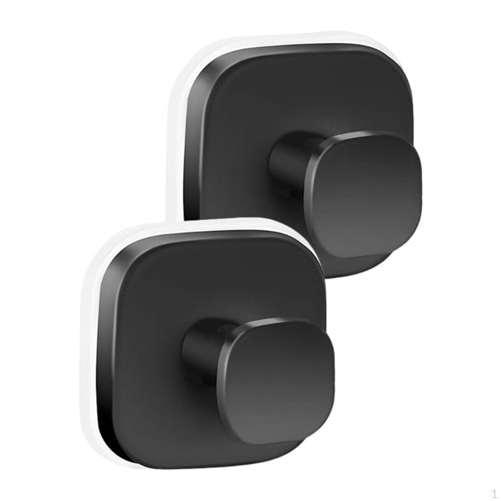 Набор из 2 штук нержавеющих крючков на присосках, устойчивых к ржавчине, для венков в гостиной