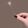 1pc Headdress Exquisite Hairpin Fashion Alloy Cute Hollow Heart Magic Wand Hair Sticks